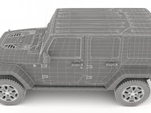Jeep Commander 3D Model