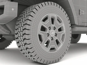 Jeep Commander 3D Model
