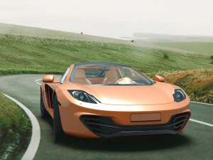 McLaren MP412C - 4K Model 3D