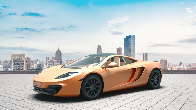 McLaren MP412C - 4K 3D-Modell .c4d .max .obj .3ds .fbx .stl .blend 