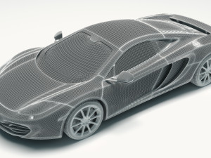 McLaren MP412C - 4K 3D-Modell