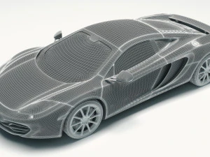McLaren MP412C - 4K Model 3D