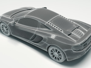 McLaren MP412C - 4K 3D-Modell