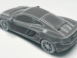 McLaren MP412C - 4K Model 3D