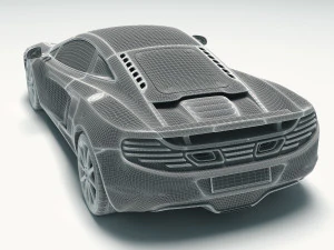 McLaren MP412C - 4K Model 3D