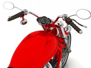 Chopper Biker 3 3D Model
