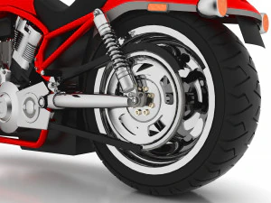 Chopper Biker 3 3D Model