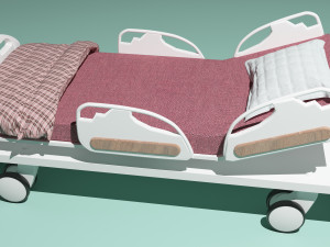 Hospital Bed 5 - 4K Model 3D