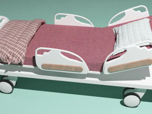 Hospital Bed 5 - 4K 3D Model
