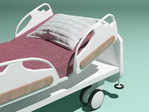 Hospital Bed 5 - 4K 3D Model