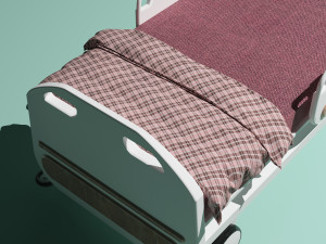 Hospital Bed 5 - 4K Model 3D