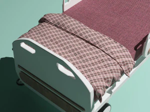 Hospital Bed 5 - 4K 3D Model