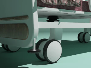 Hospital Bed 5 - 4K 3D Model