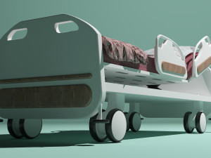 Hospital Bed 5 - 4K Model 3D