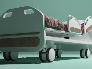 Hospital Bed 5 - 4K 3D Model