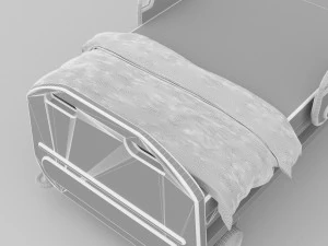 Hospital Bed 5 - 4K 3D Model