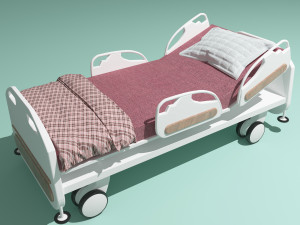 Hospital Bed 5 3D Model