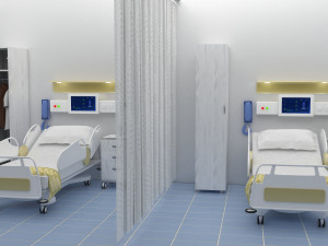 Hospital Ward 5 3D Model