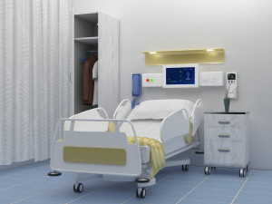 Hospital Ward 5 - 4K 3D-Modell
