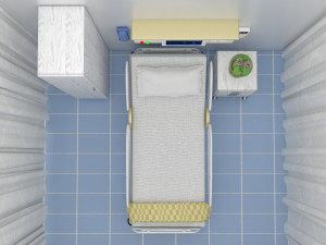 Hospital Ward 5 - 4K 3D-Modell
