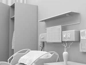 Hospital Ward 5 - 4K 3D Model