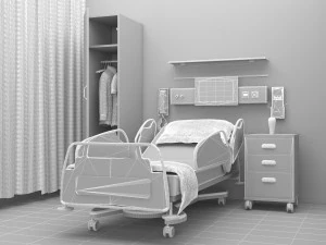 Hospital Ward 5 - 4K 3D Model