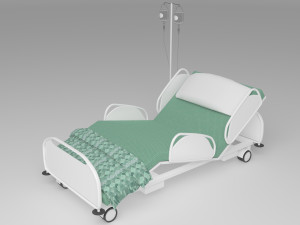 Intensive Care Bed 4 - 4K 3D मॉडल