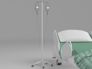 Intensive Care Bed 4 - 4K 3D 模型