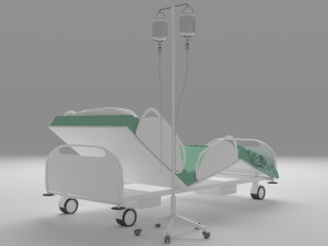 Intensive Care Bed 4 - 4K 3D 模型