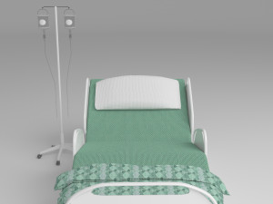 Intensive Care Bed 4 - 4K 3D 模型