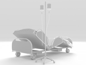Intensive Care Bed 4 - 4K 3D 模型