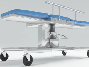 Hospital Stretcher 4K 3D Model