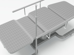 Hospital Stretcher 4K 3D 模型