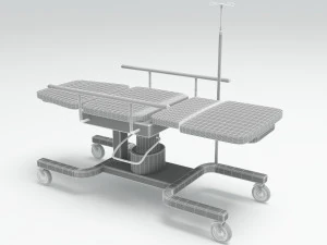 Hospital Stretcher 4K 3D Model