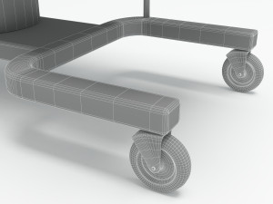 Hospital Stretcher 4K 3D 模型