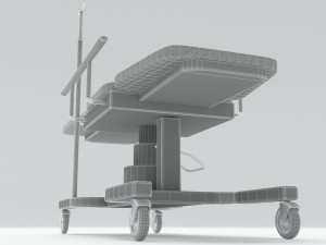 Hospital Stretcher 4K 3D 模型