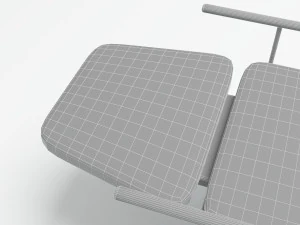 Hospital Stretcher 4K 3D Model