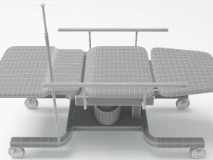 Hospital Stretcher 4K 3D Model