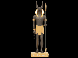 Ancient Egyptian God Anubis 4K Modelo 3D