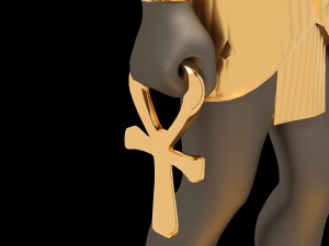 Ancient Egyptian God Anubis 4K Modelo 3D