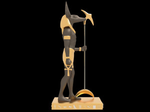 Ancient Egyptian God Anubis 4K Modelo 3D