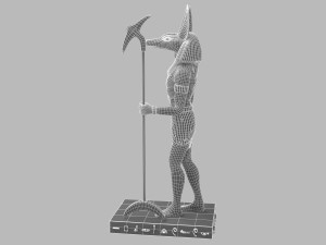 Ancient Egyptian God Anubis 4K Modelo 3D