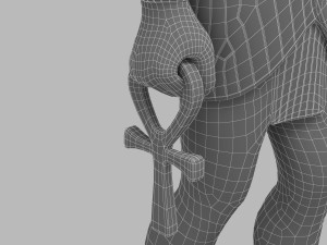 Ancient Egyptian God Anubis 4K Modelo 3D