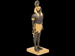 Ancient Egyptian God Horus 4K Modelo 3D