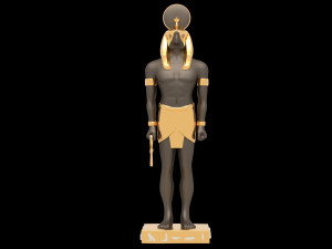 Ancient Egyptian God Horus 4K Modello 3D