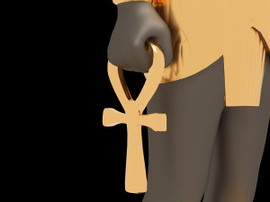 Ancient Egyptian God Horus 4K Modello 3D
