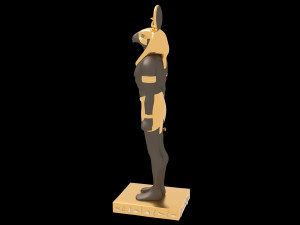 Ancient Egyptian God Horus 4K Modello 3D