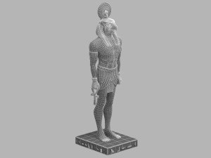 Ancient Egyptian God Horus 4K Modello 3D