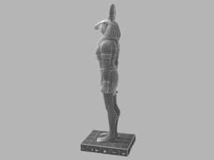 Ancient Egyptian God Horus 4K Modello 3D