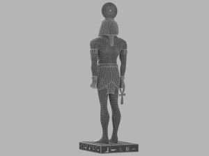 Ancient Egyptian God Horus 4K Modello 3D